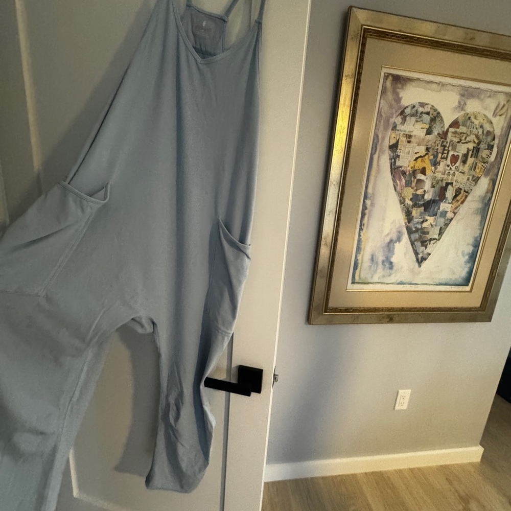 Light Blue Jumpsuit Free People Hotshot